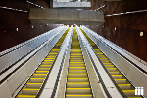 Metro station in Budapest