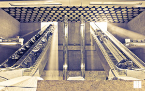 Metro station in Budapest